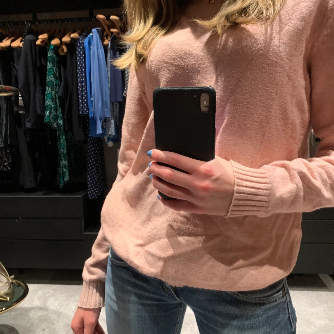 Rosa tjock tröja💕 - 91