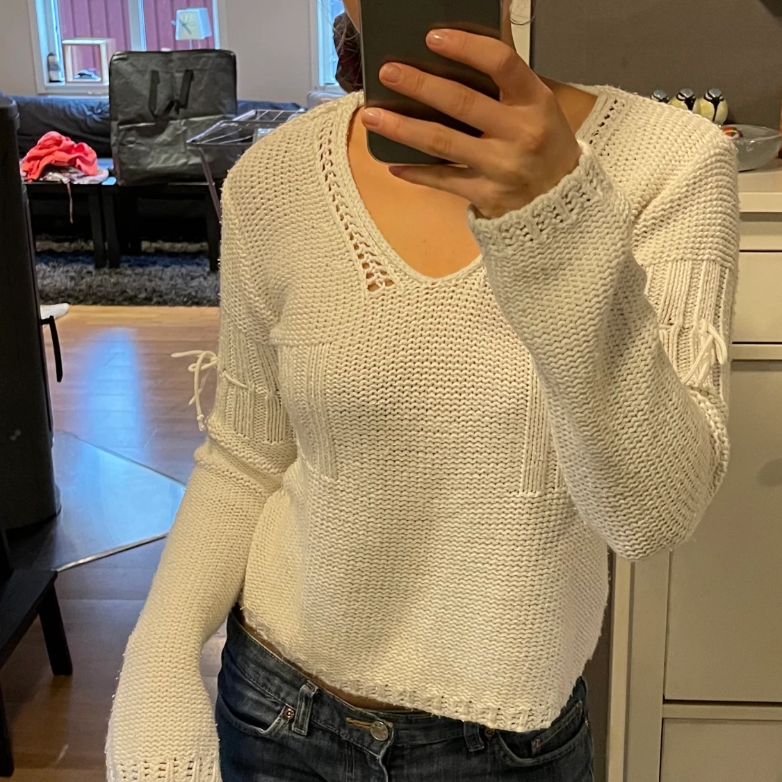 Stickad tröja - 90