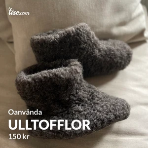 Tofflor  - Oanvända tofflor i storlek 37