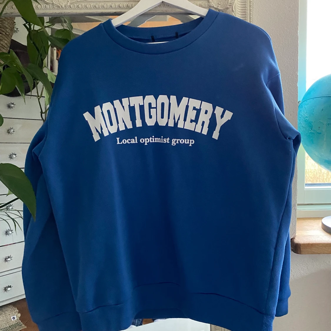 Collagetröja i blått - 91