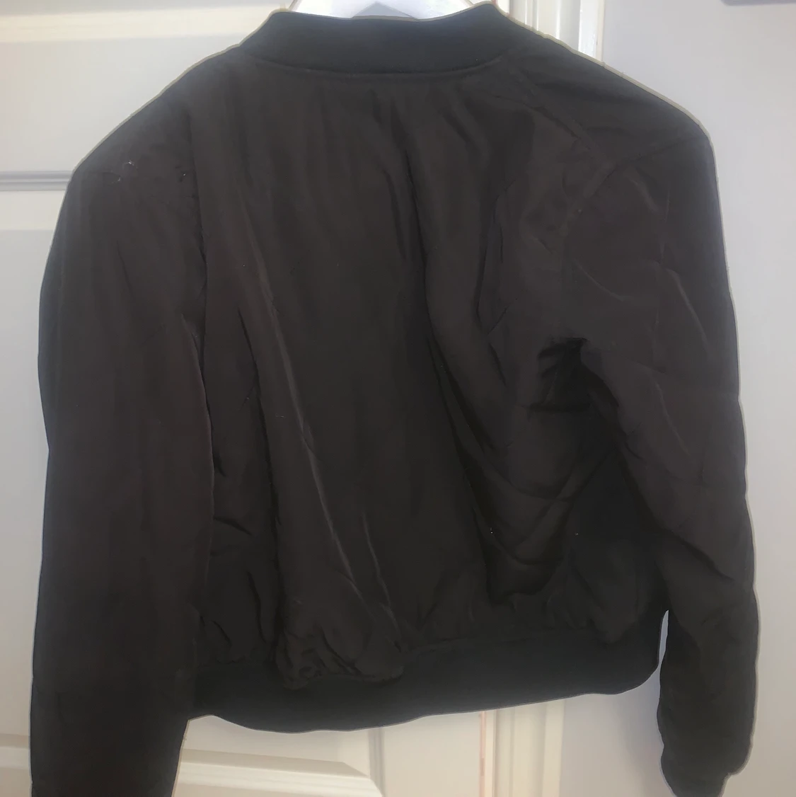 Quiltad Svart bomberjacka  - 90