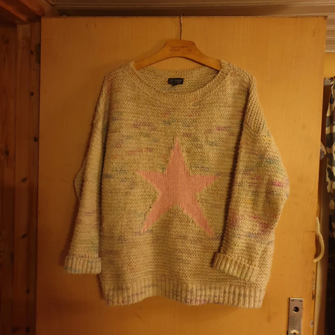 Härlig stickad tröja over size