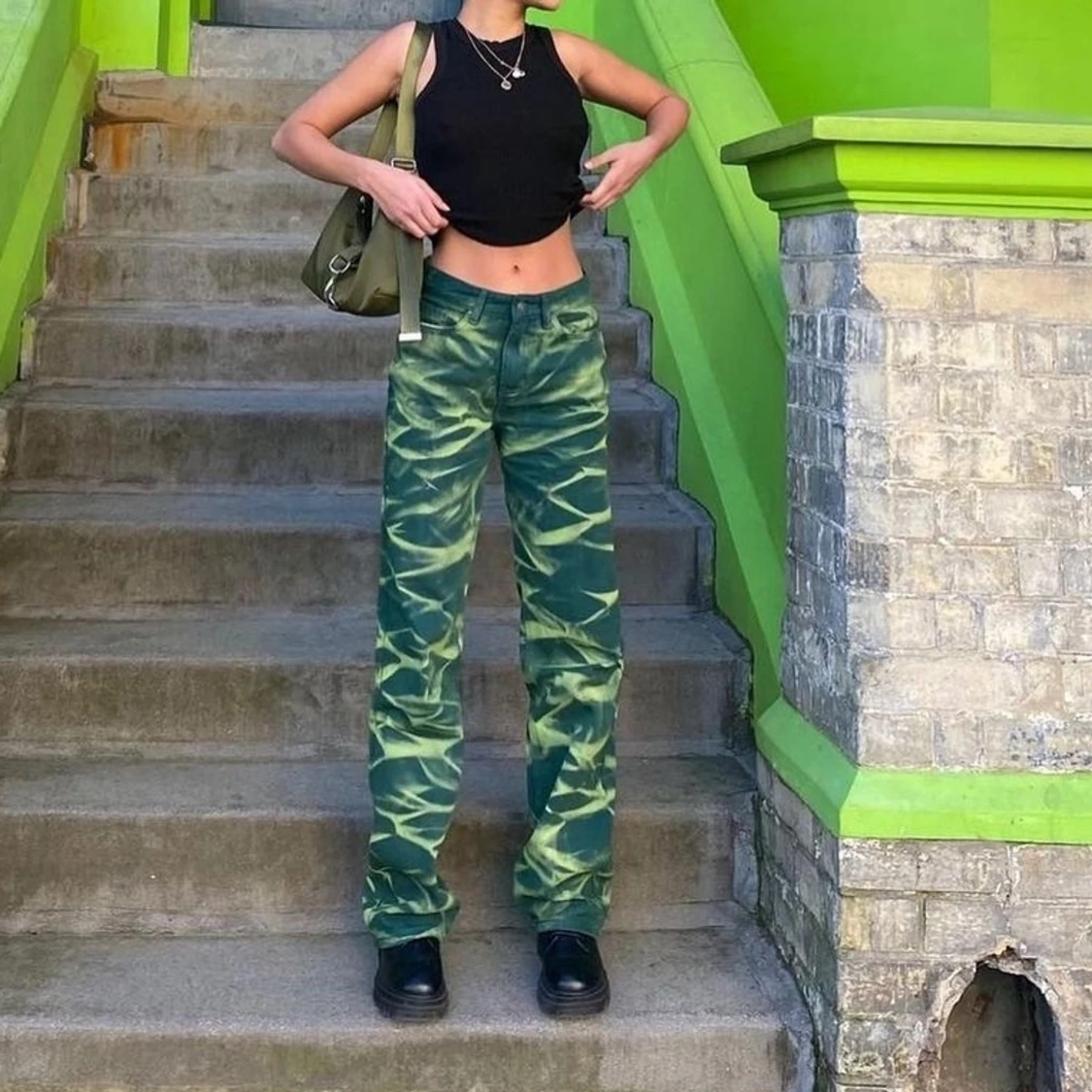 Gröna jeans från Jaded London 