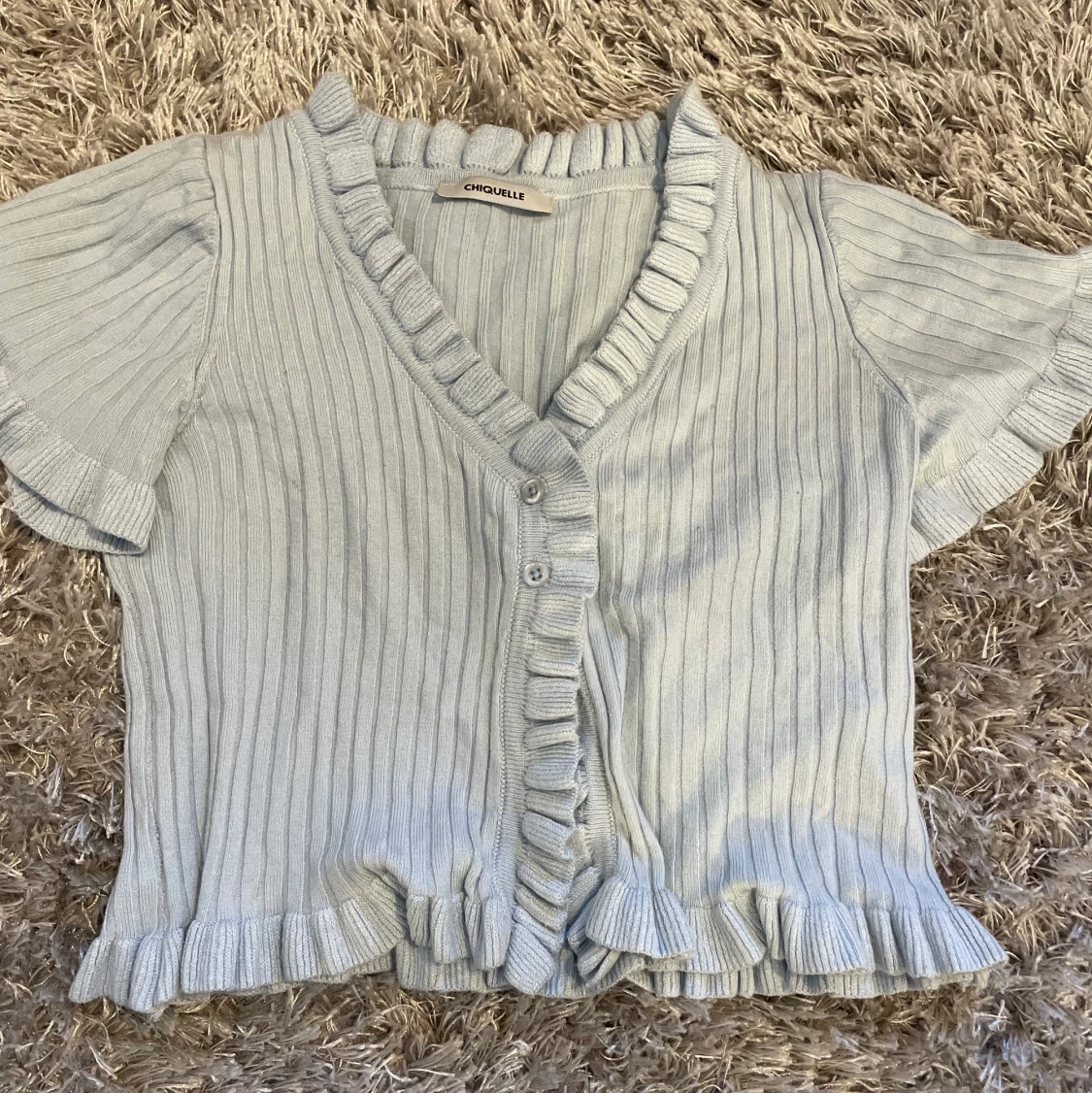 Ljusblå Kofta/Topp från chiquelle - 91