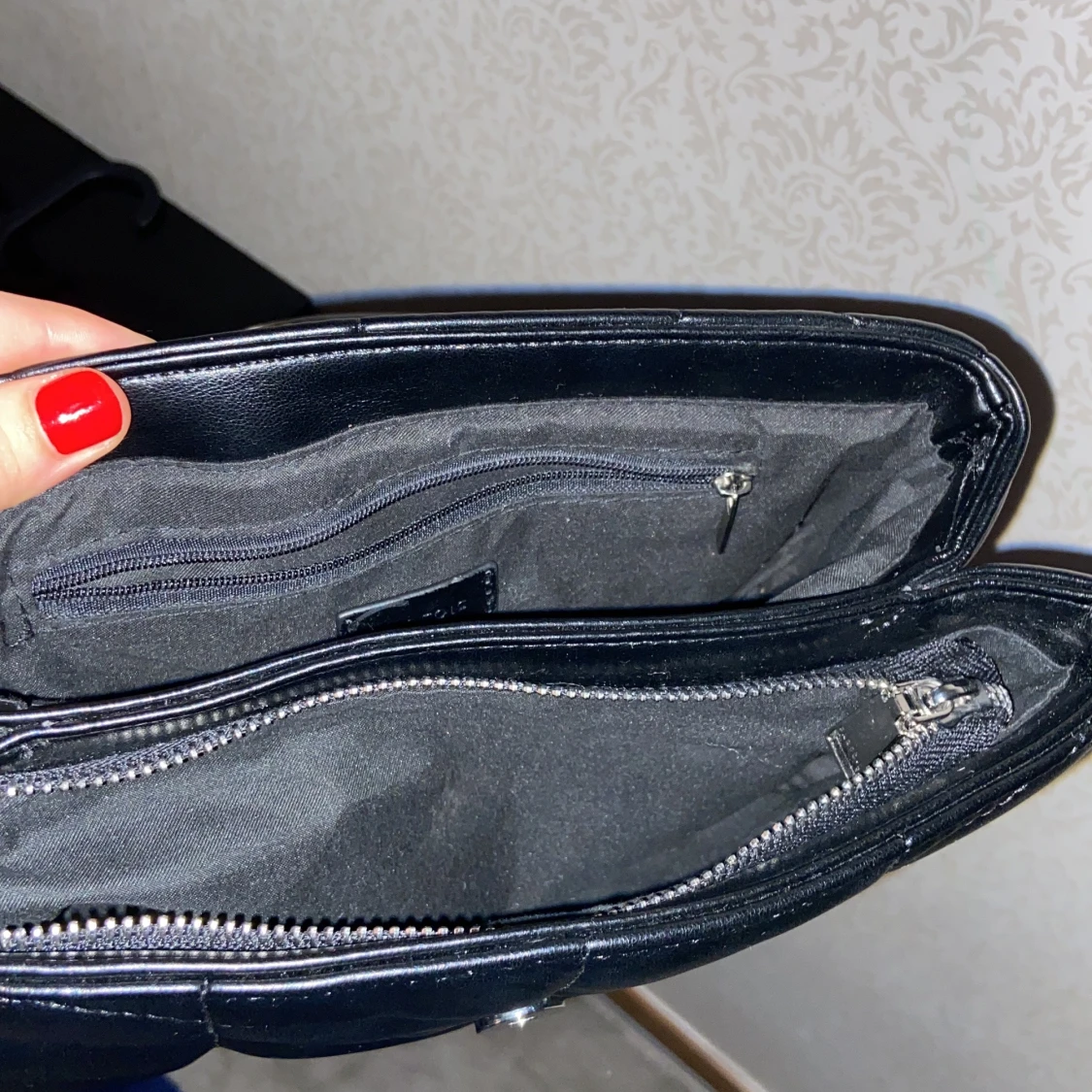 Axelremsväska svart justerbara band  - 91