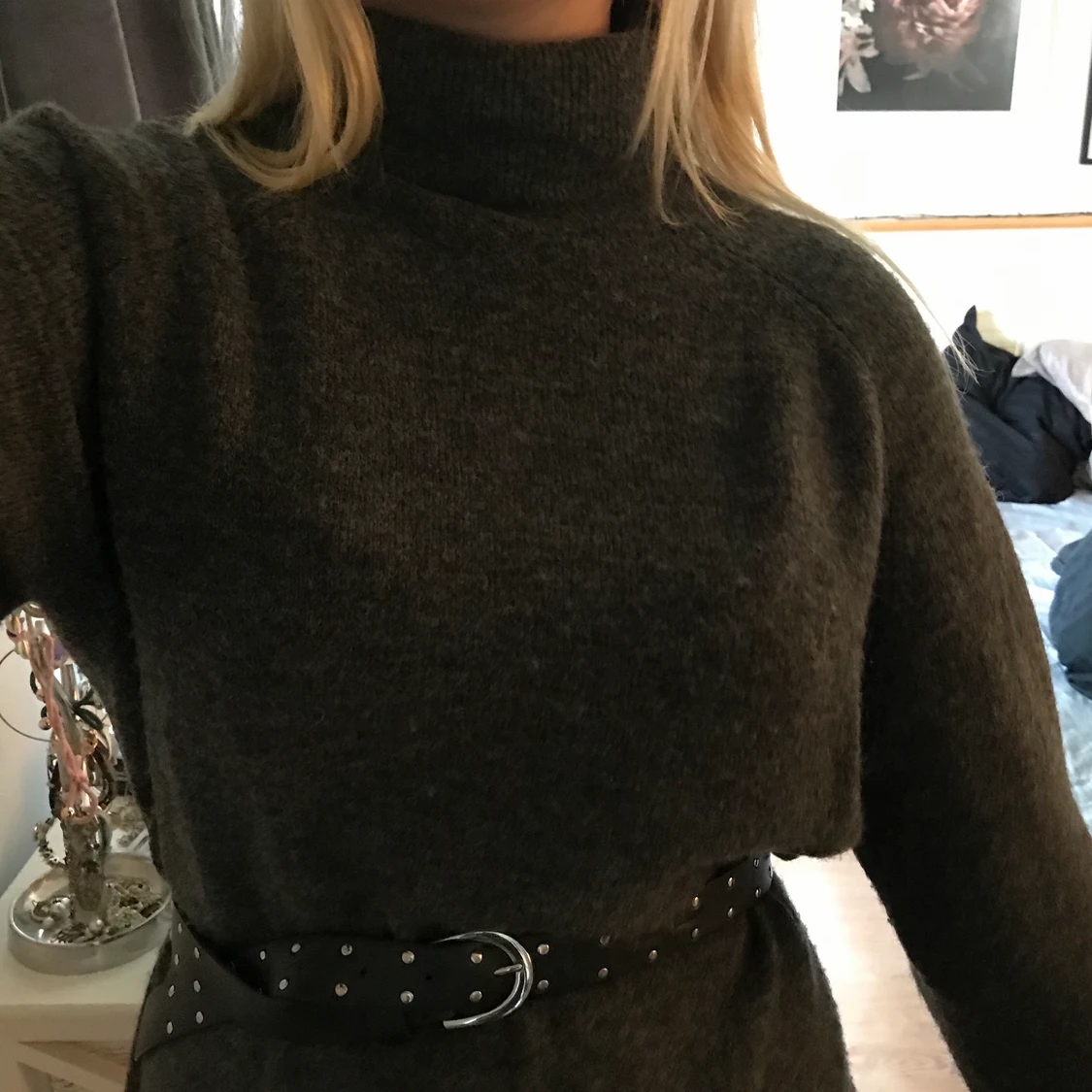 Stickad klänning - 90