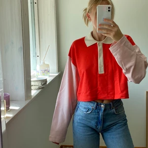 Skjort tröja, multicolor  - Tröja med olika färger. Som ny, använd ca 2 gånger.