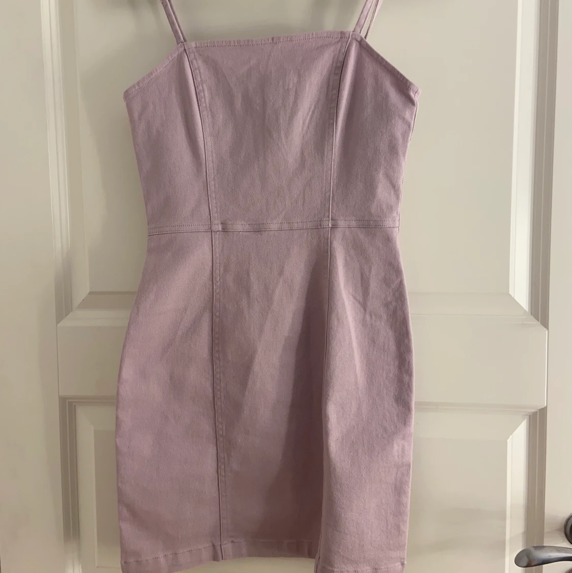 Lila jeans klänning