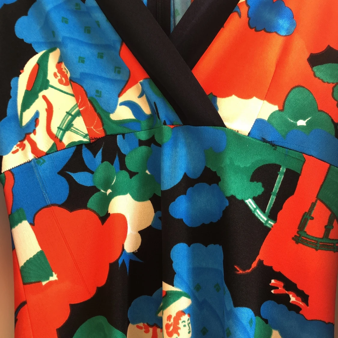 Blommig klänning retro - 91