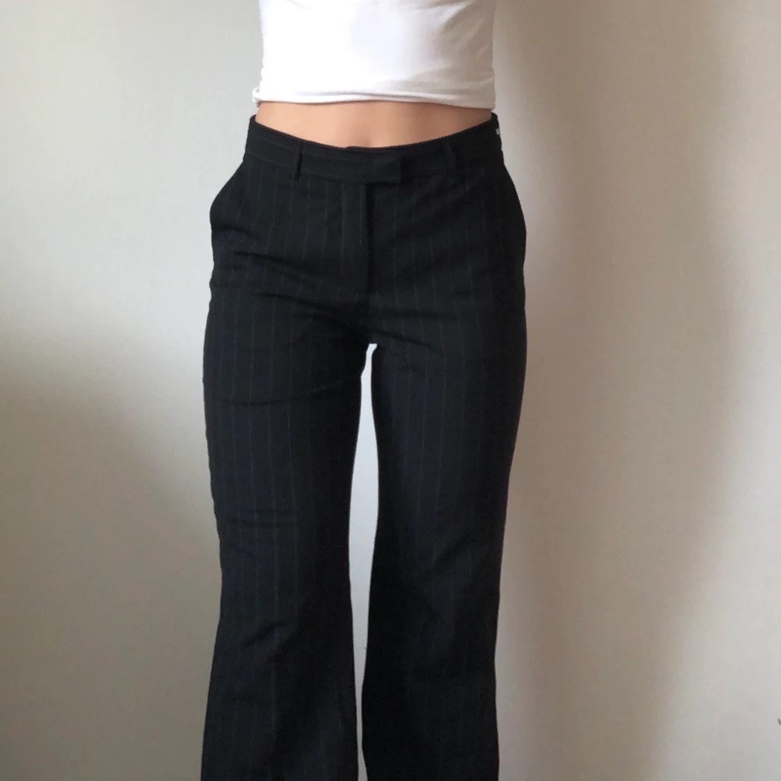 Randiga kostymbyxor - 91