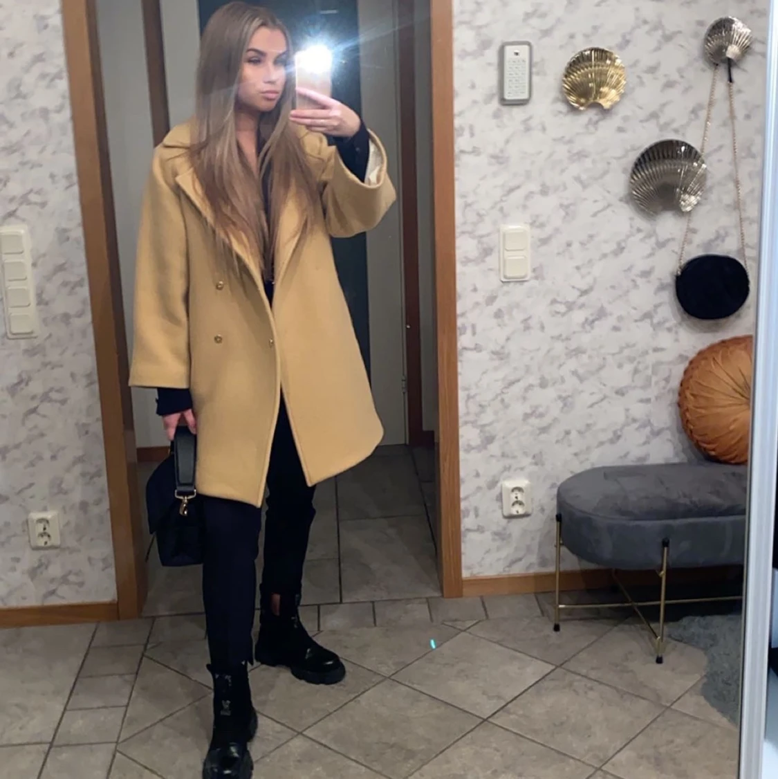 Beige kappa ifrån Ap line xs/s