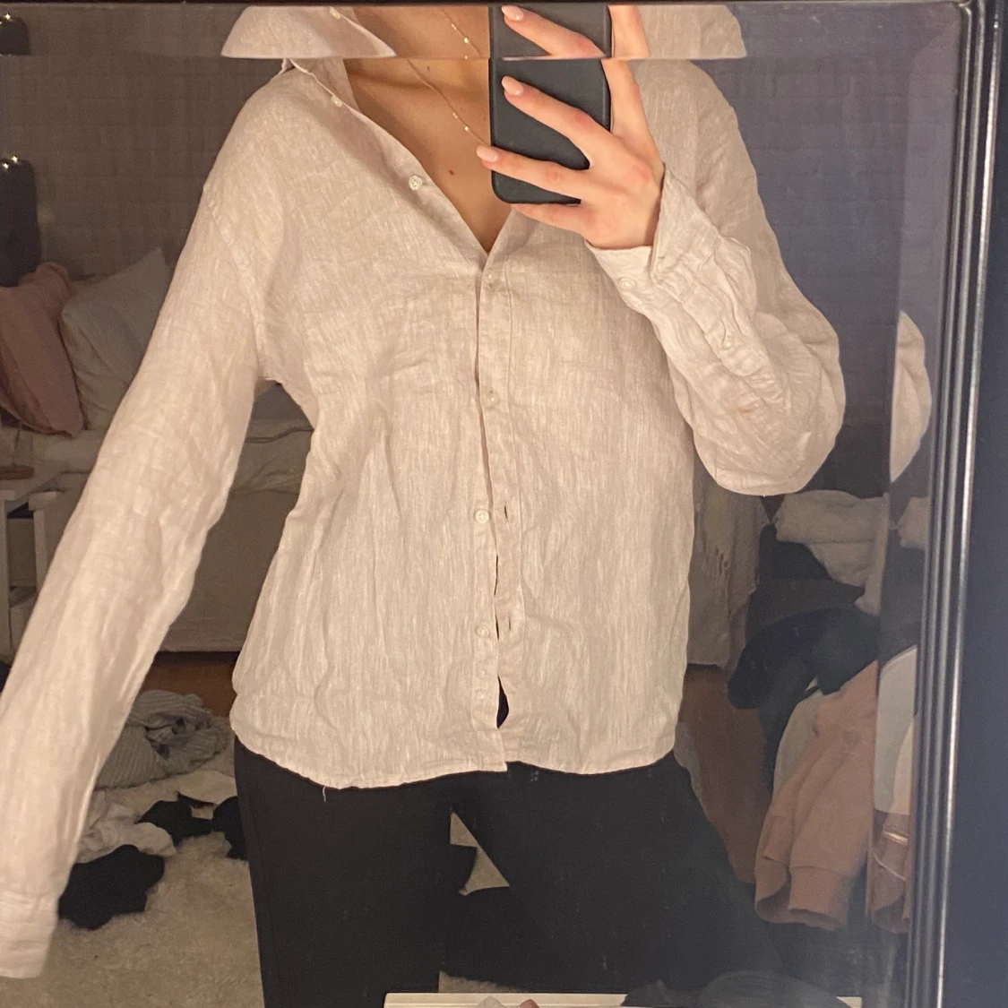 Linne skjorta  - 90