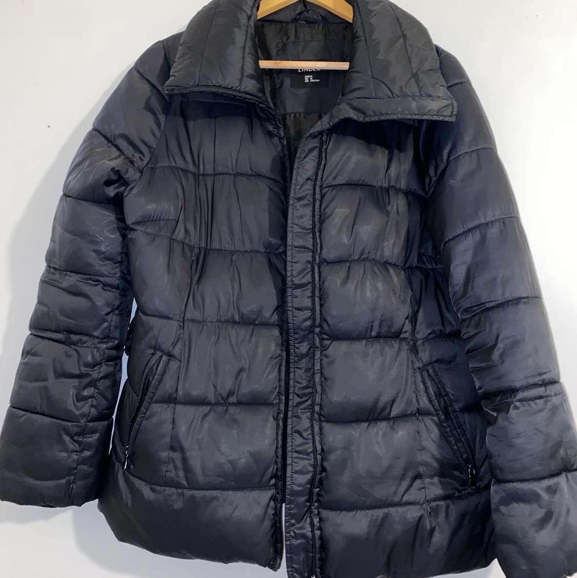 Svart jacka med bälte - 90