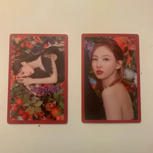 Twice photocards - Jättebra skick har bara legat i min binder 42 för båda med inkluderad frakt 