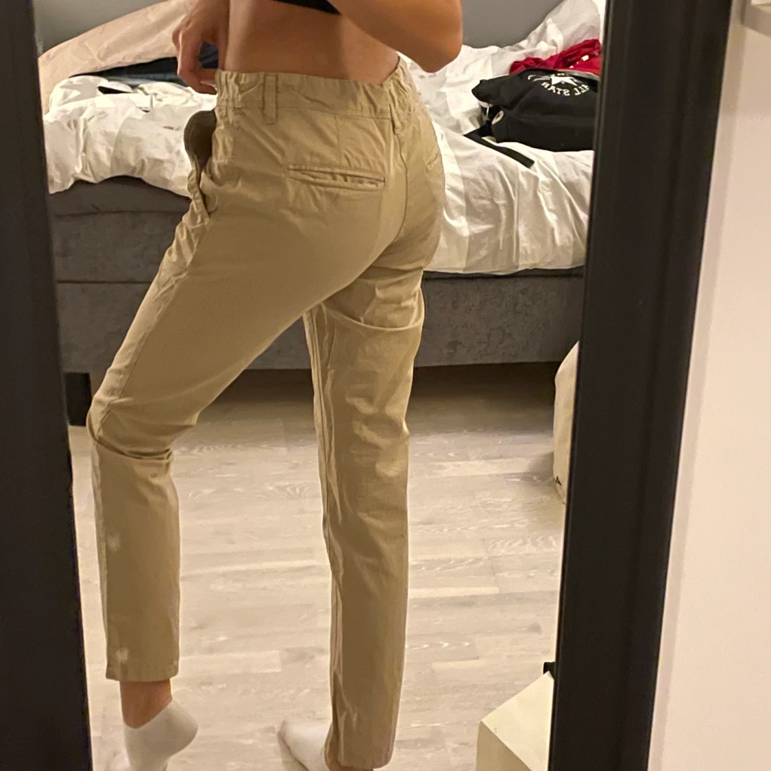 Beiga byxor oanvända