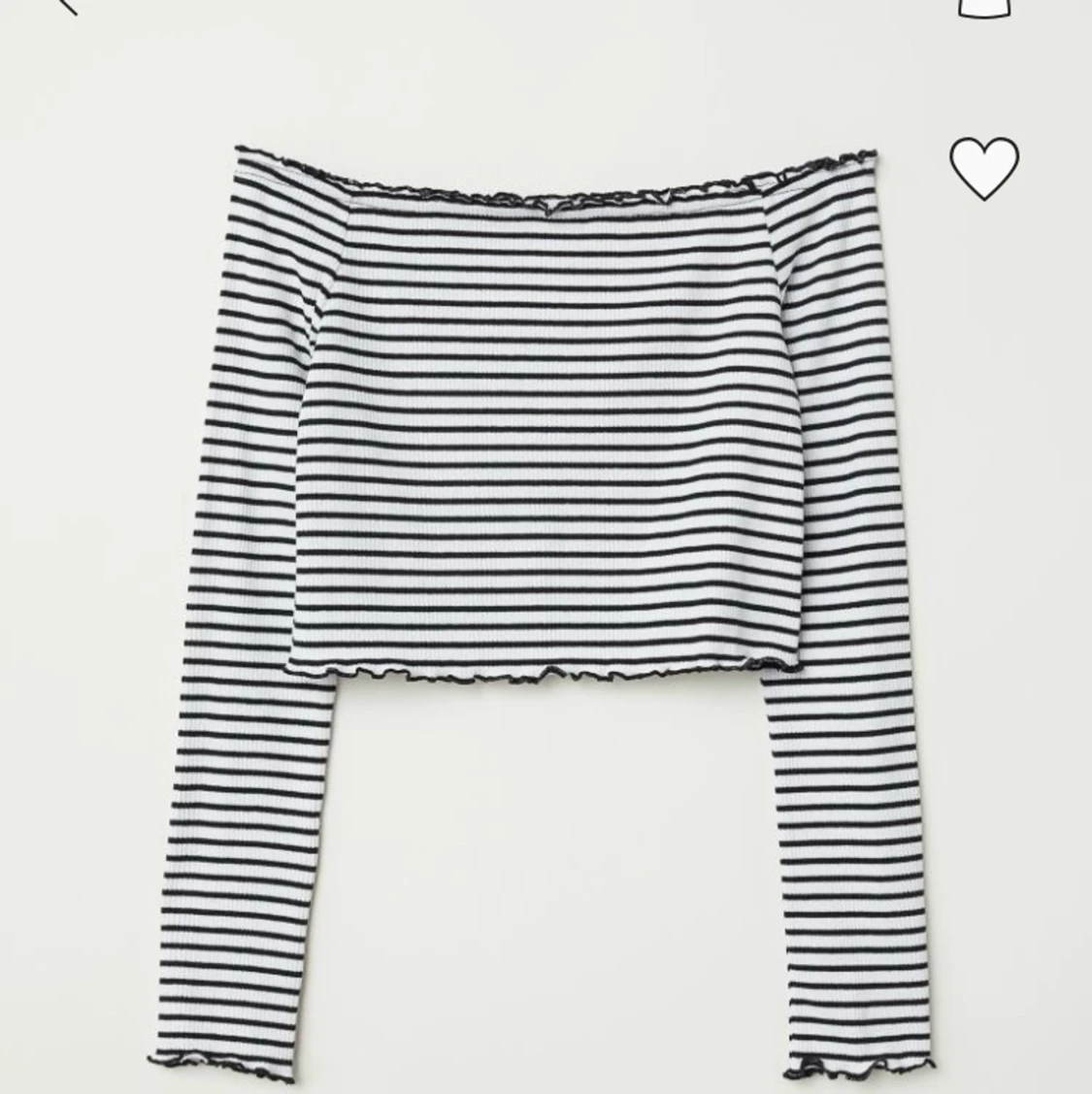 Off shoulder topp från hm  - 90