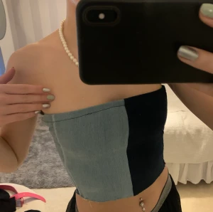 Demin topp - Så söt demin topp köpt här på Plick , Köparen står för frskt