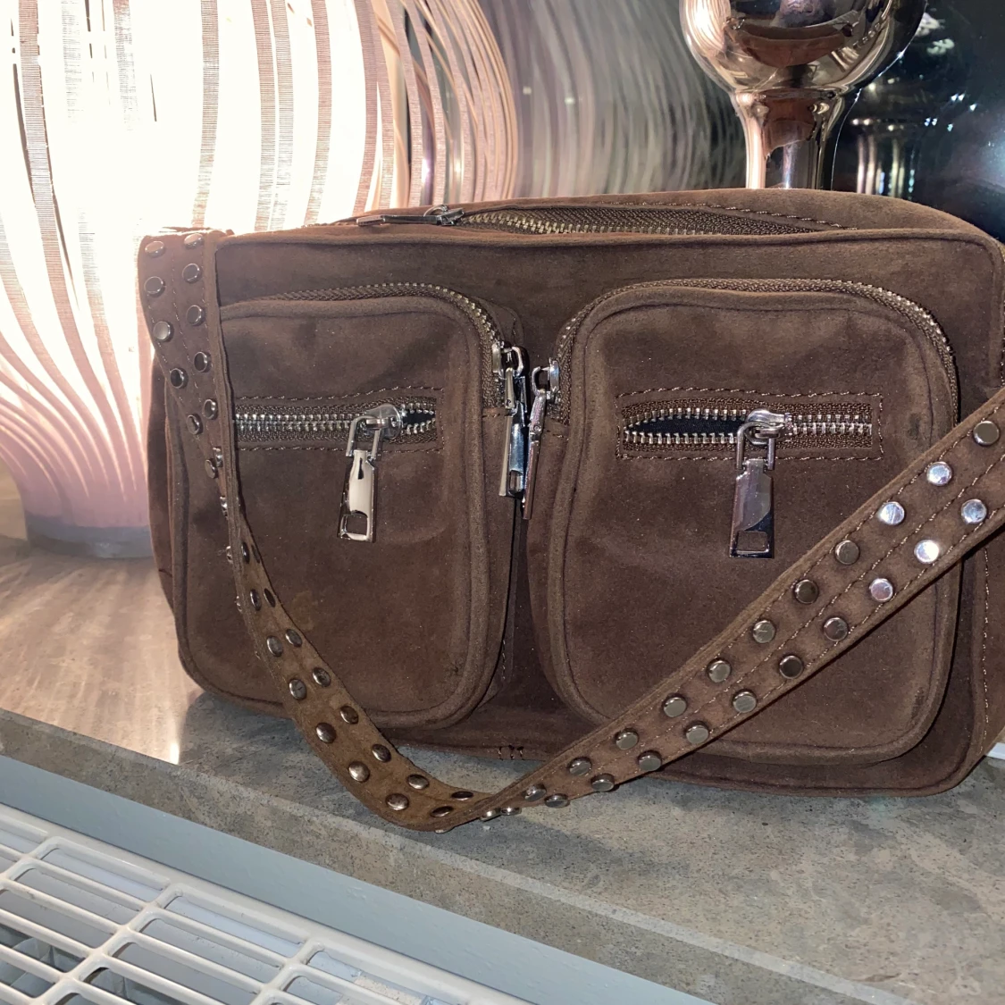 Noella nougat väska  - 90