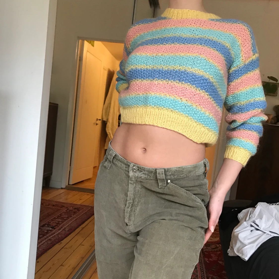 Stickad tröja, xxs/xs - 90