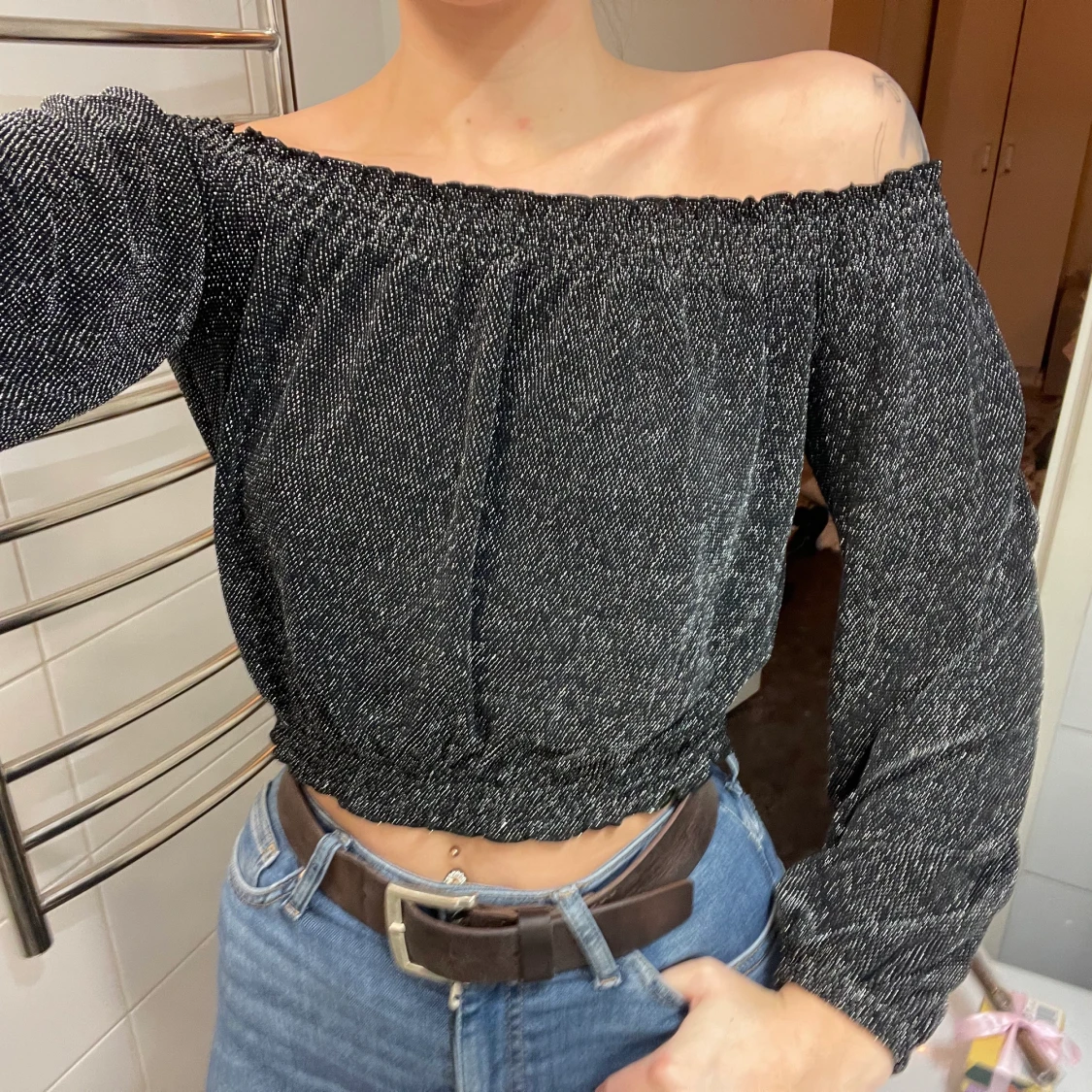 Glittrig tröja - 90