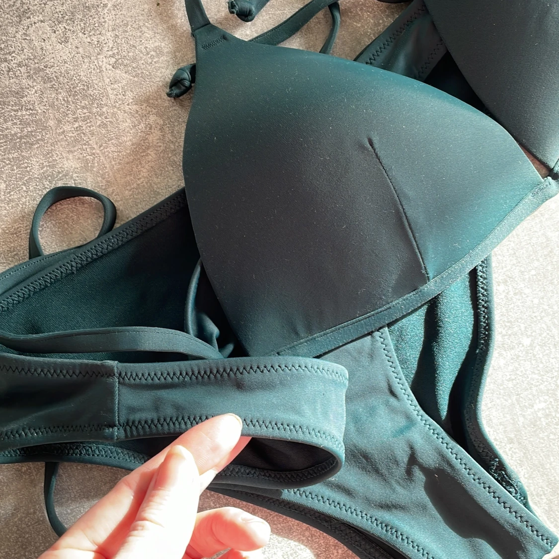 Grön push up bikini 2 delar stl 42 - 91