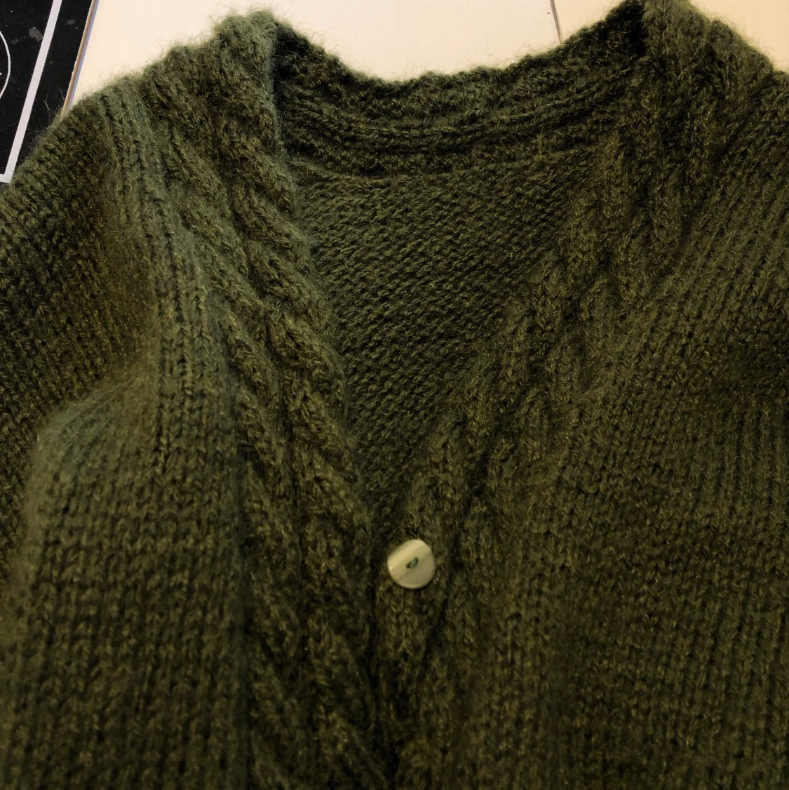 Mysig stickad tröja  - 90