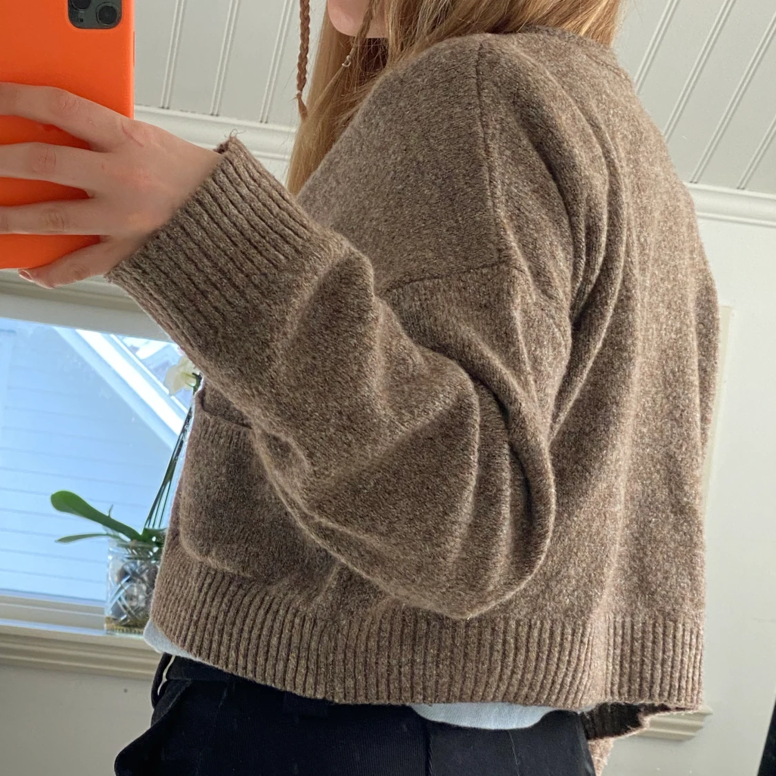 Beige/brun cardigan - 91