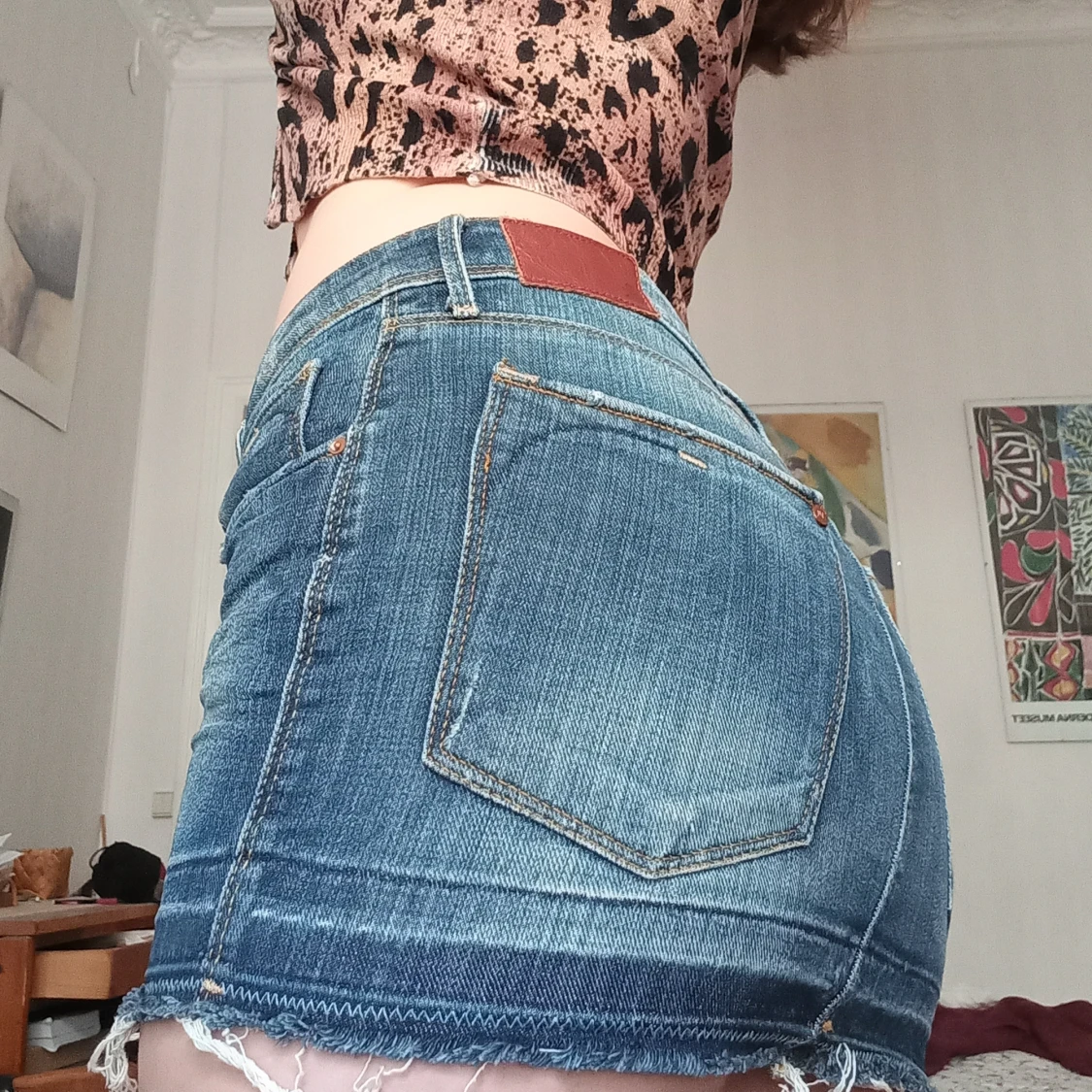 Mini jeanskjol  - 91