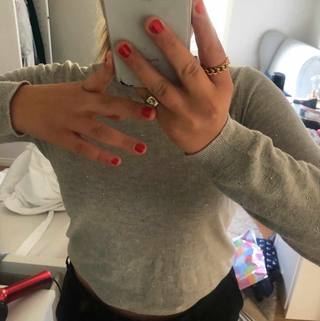 Finstickad tröja  - 90