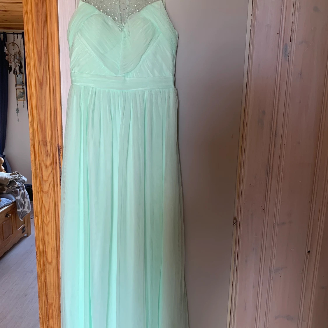 Mintgrön balklänning 