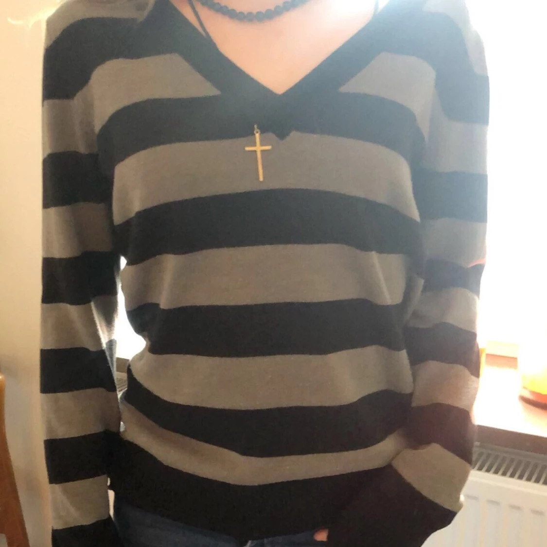 Randig tjocktröja ish