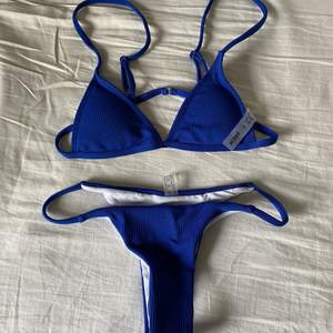 Jätte fin blå bikini från SHEIN. Aldrig använd. Köparen står för frakten. 