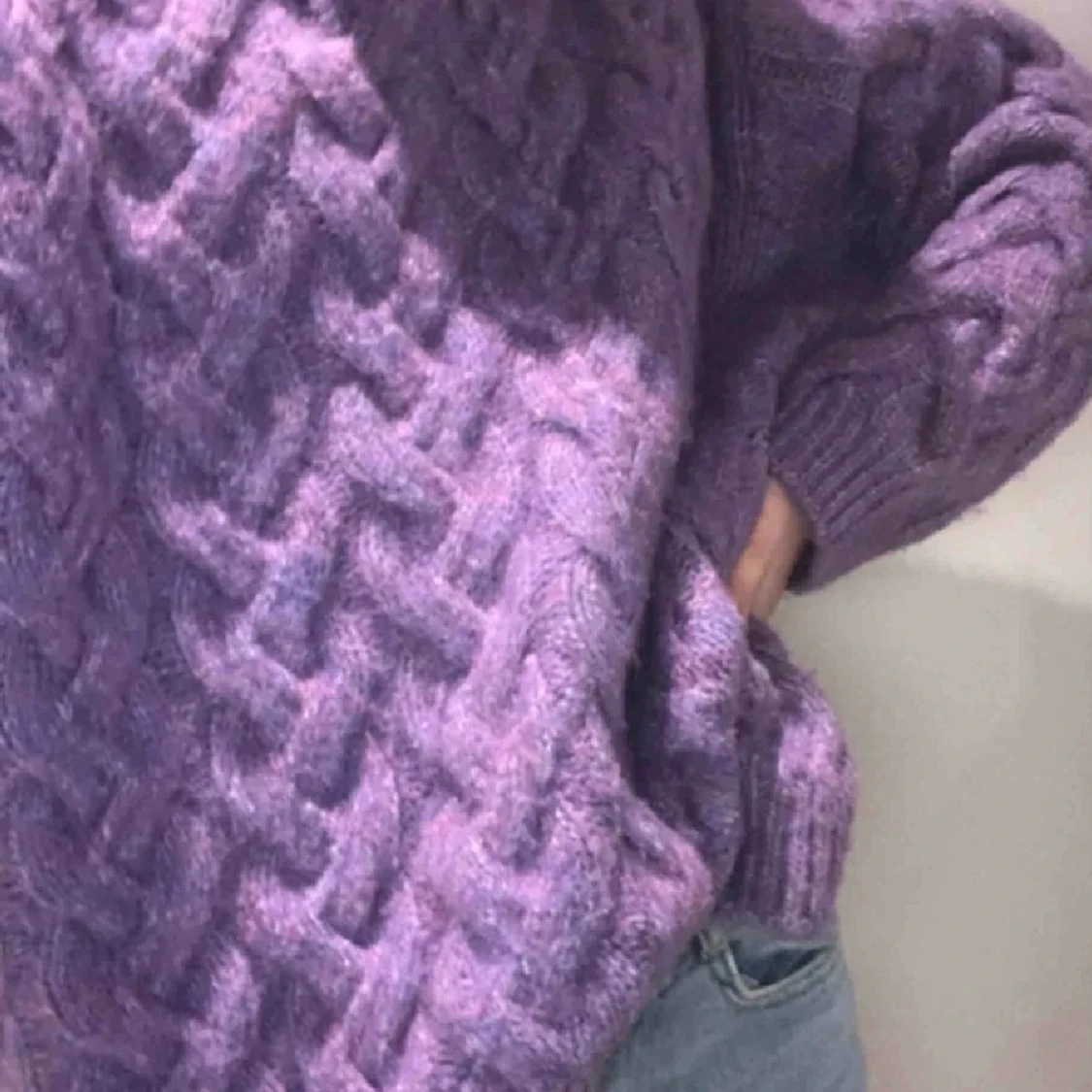 Stickad tröja zara  - 90