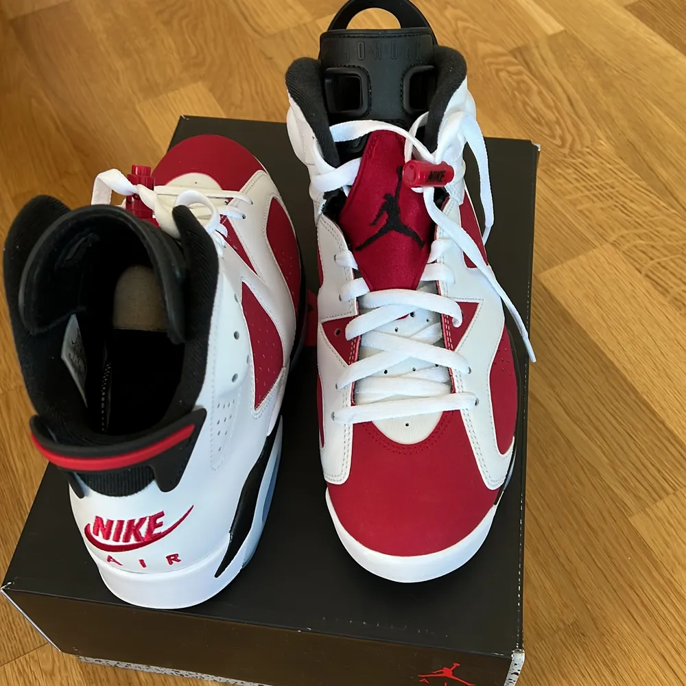 Brand new Jordan 6 Carmine Size 42.5 (UK 8). . Skor.