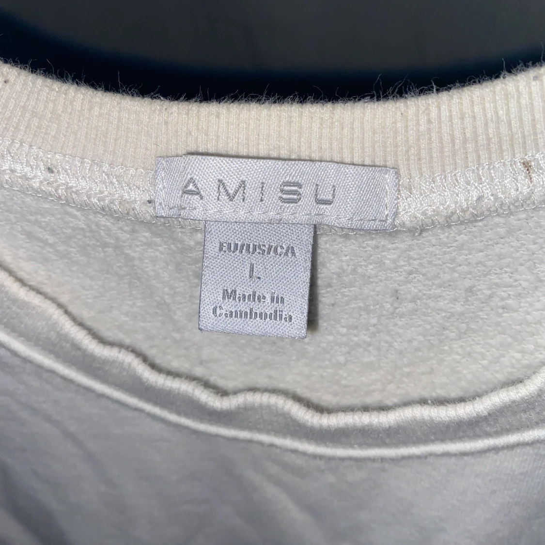 Vit sweetshirt från NY! - 91