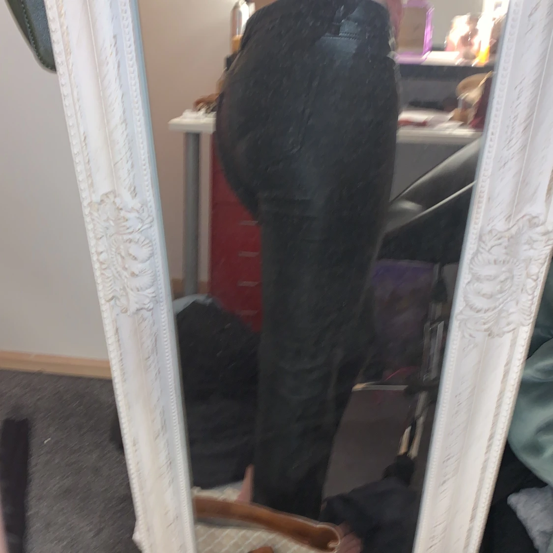 Svarta skinn brallor i strl xs😍 - 90