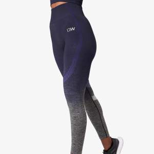 Lila ombre sesmless tights från i can i will, sparsamt använda och inga skador 💞 helt slutsålda, nypris är 699kr, säljer för 150kr + frakt ❤️ storlek S, jätte sköna och squatproof 