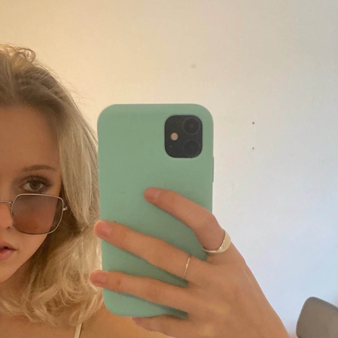 Blått iphone skal - 91