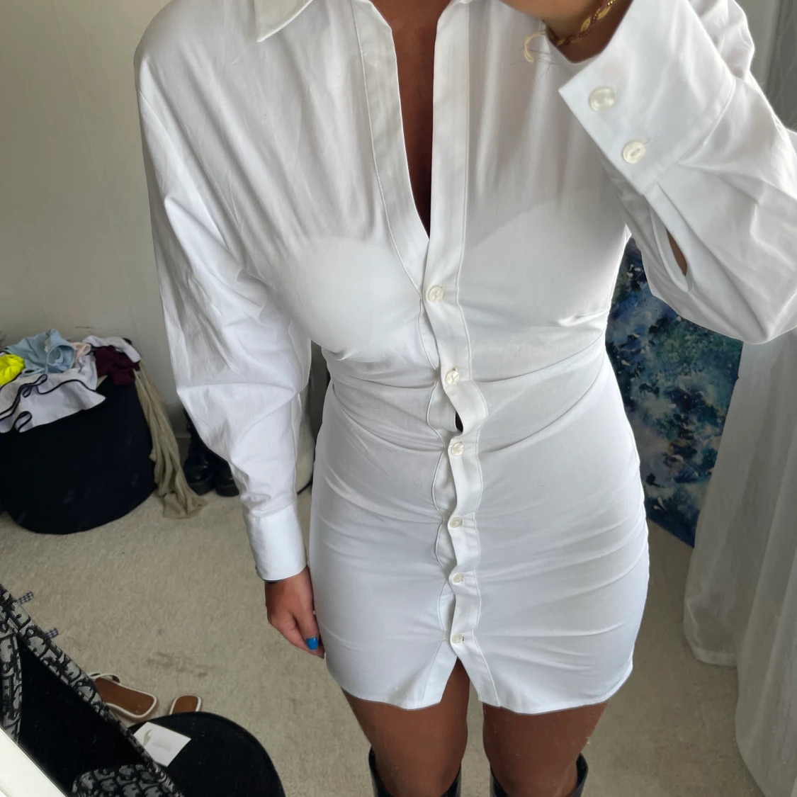 Skjort klänning  - 90