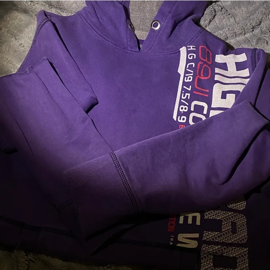 Vintage lila hoodie   - 90