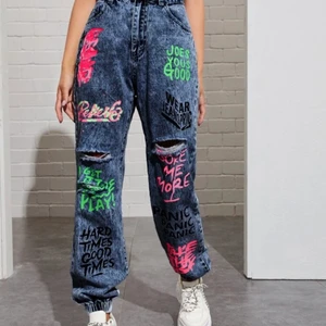 Super coola jeans från shein! XS - Knappt använda ,bra skick