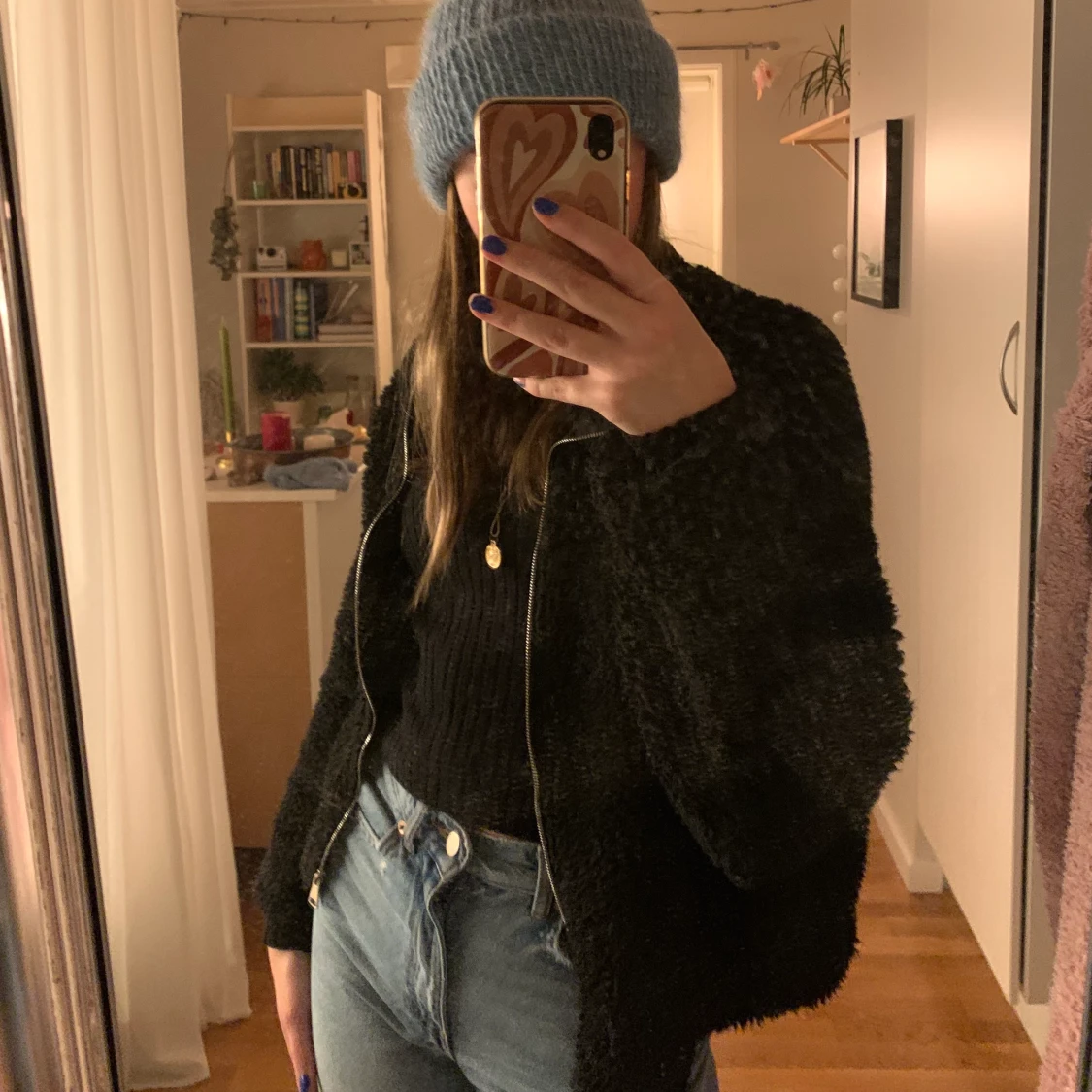 Teddy jacka i storlek M  - 90