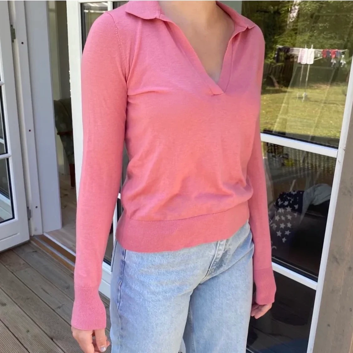 Rosa tröja från Zara strl S