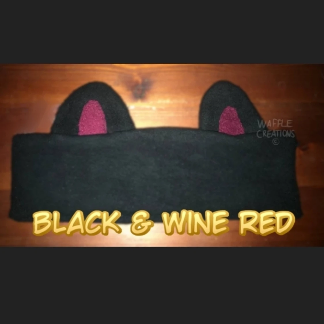 Pannband med öron - Handgjorda  - 90