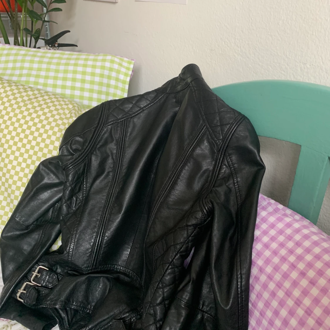 UNDERBAR läderjacka, stl 34 - 91