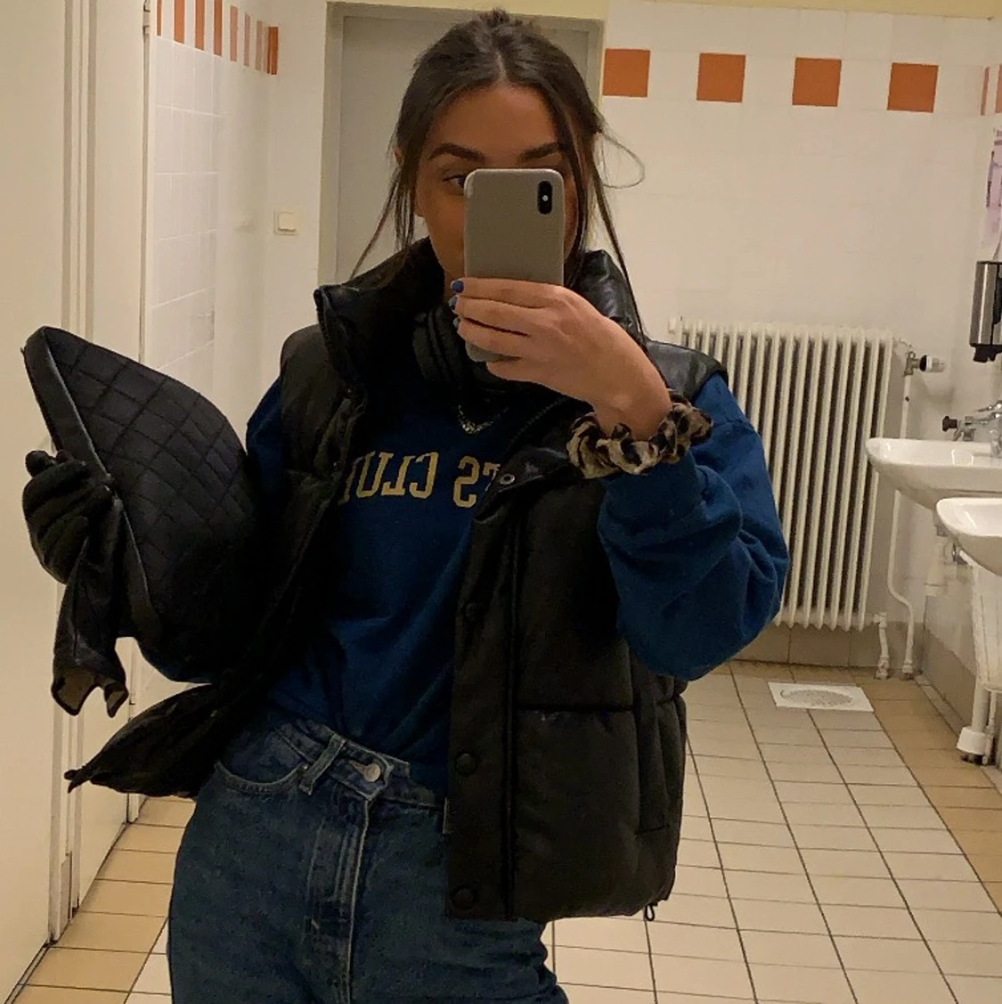 Svart pufferväst zara