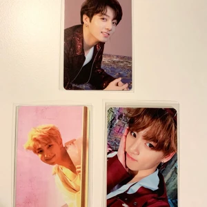 BTS pcs - jungkook tear o ❌, jungkook ynwa ❌, namjoon answer e ❌ alla är i perfekt skick! (priset går att diskutera)