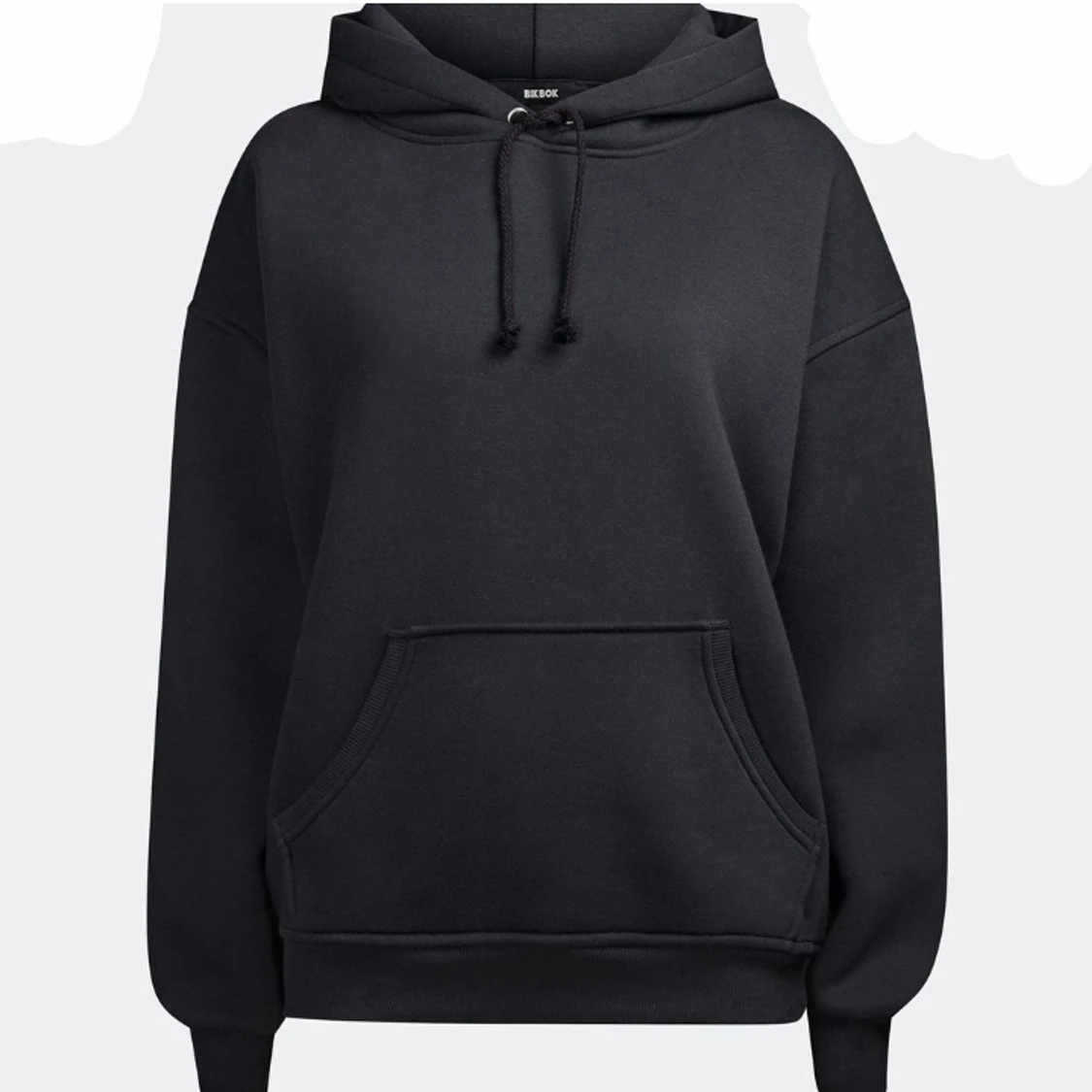 Svart hoodie