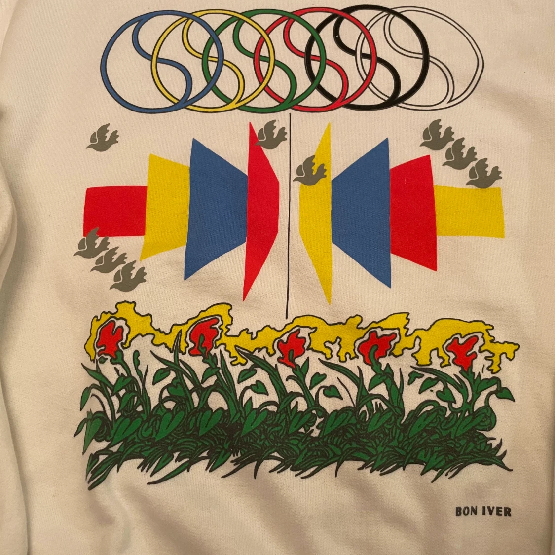 Bon Iver Olympic ring crewneck M - 91