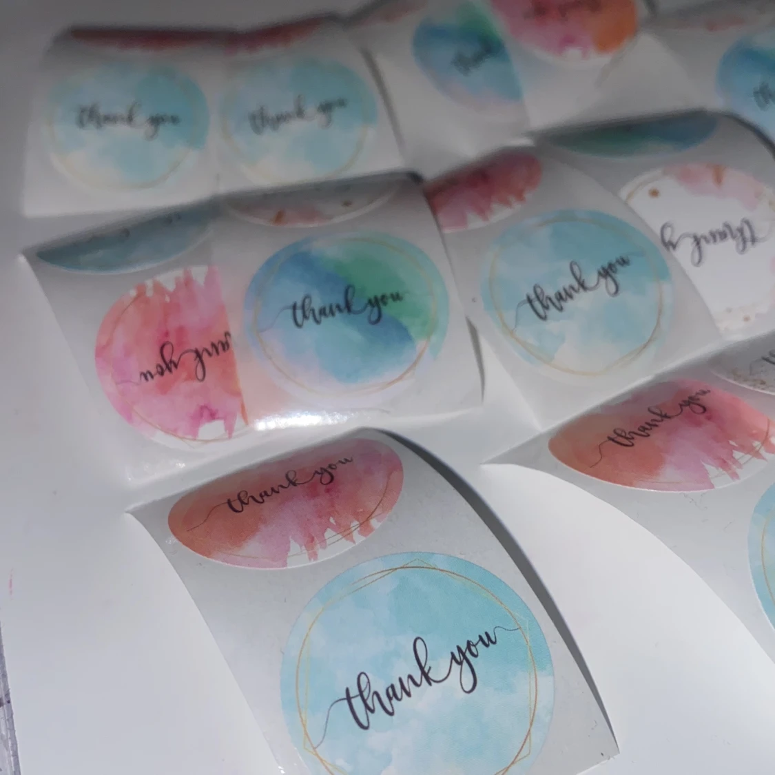 Thank you stickers - 90